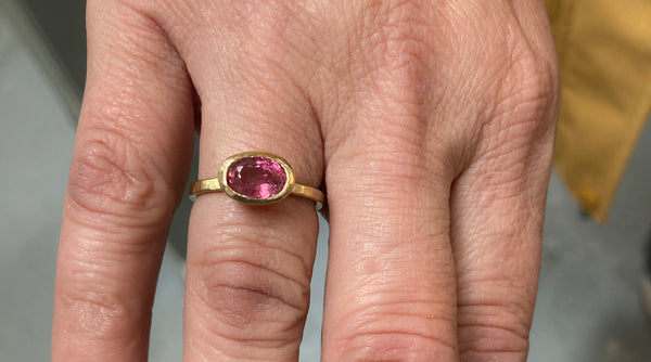 Deborah Murdoch Jewellery Pink Tourmaline Ring