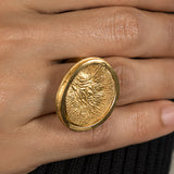 18kt Gold Vermeil Tree Of Life Ring