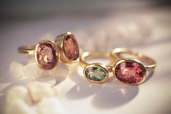 New 18k Gold Gemstone Rings - Now Available with Lay-By Option