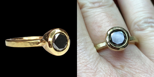 Bespoke Black Diamond Ring
