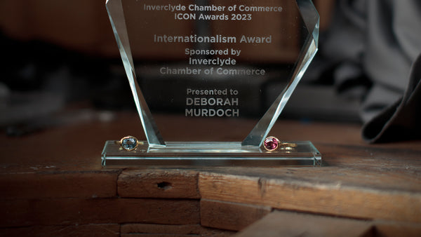 Deborah Murdoch Jewellery Wins Internationalism Award at 2023 Inverclyde Chamber ICON Awards
