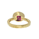 18Kt Gold Vermeil Hot Pink Tourmaline Ring