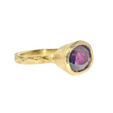 18Kt Gold Vermeil Hot Pink Tourmaline Ring