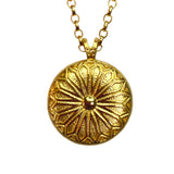 18Kt Gold Vermeil Fenestra Citrine Preciosa Pendant Necklace