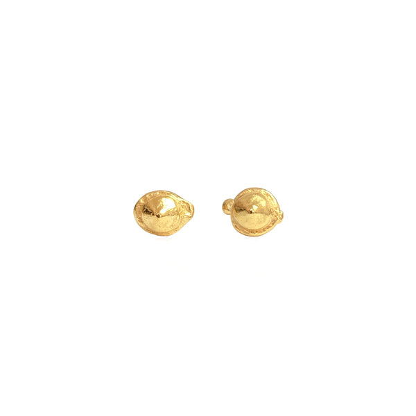 18Kt Gold Vermeil Pinch Stud Earrings No.7