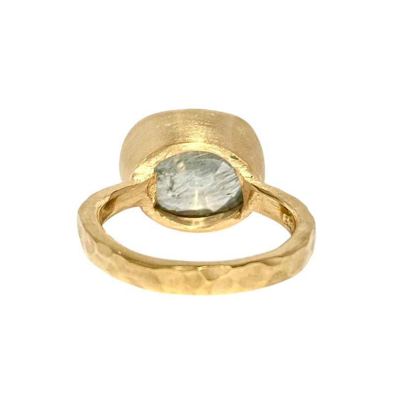 18Kt Gold Vermeil Natural Sapphire Ring