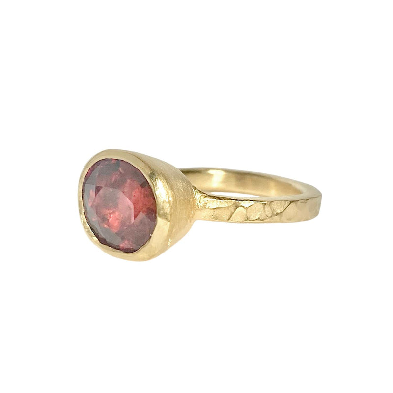 18Kt Gold Vermeil 5.0ct Pink Rubellite Tourmaline Ring