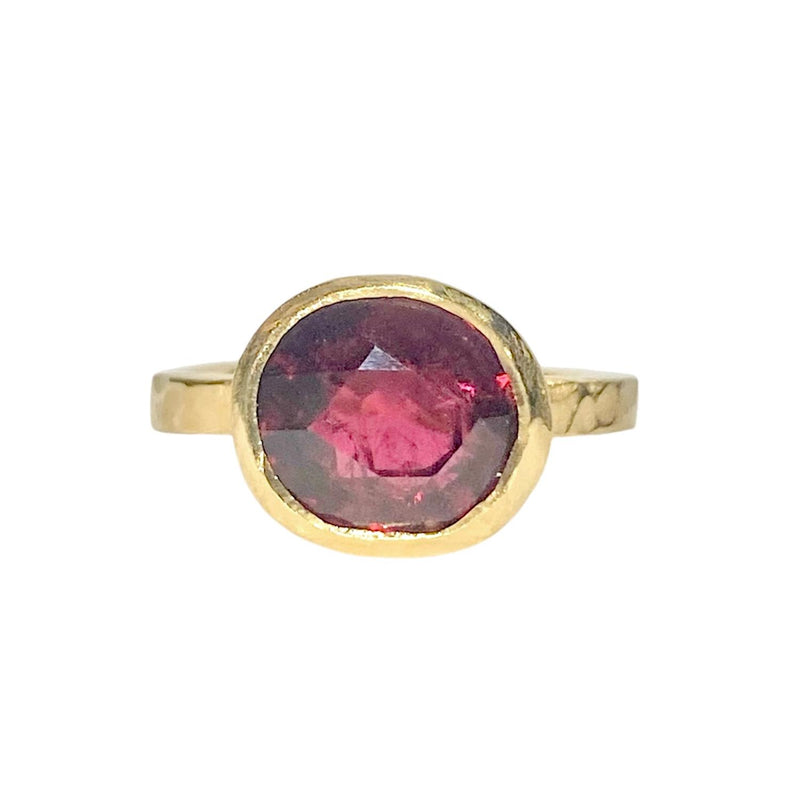 18Kt Gold Vermeil 5.0ct Pink Rubellite Tourmaline Ring