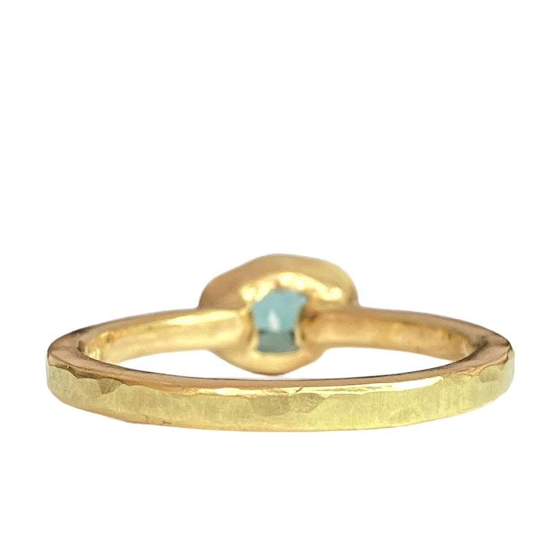 18kt Yellow Gold 0.60ct Paraiba Ring
