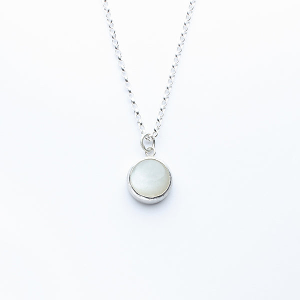 Sterling Silver Moonstone Necklace